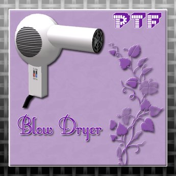 Second Life Marketplace - Blow Dryer & Holder set